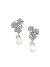 Anabela Chan 18k Yelllow Gold Blossom Multi-stone Earrings In Gray