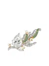 Anabela Chan 18k Yellow And White Gold Lily Of The Valley Multi-stone Ring In Gray