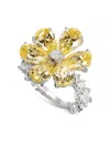 Anabela Chan 18k Yellow Gold Marguerite Daisy Lab-grown Diamond Ring In Yellow