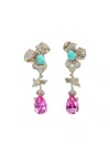 Anabela Chan 18k Yellow Gold Orient Multi-stone Earrings In Multi