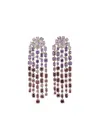 Anabela Chan Women's Lavender Ombré Cascade Drop Earrings In Purple