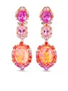 Anabela Chan 18k Yellow Gold Vermeil Ocean Opal And Sapphire Drop Earrings In Gold