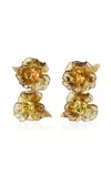 Anabela Chan 18k Yellow Gold Vermeil Sapphire Petunia Drop Earrings