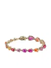 Anabela Chan 18k Yellow Gold Vermeil Sunset Nova Multi-stone Bracelet In Gold