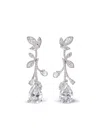 Anabela Chan 18kt Citrus Vine Diamond Earrings In Silber