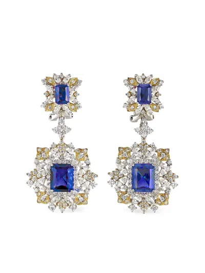 Anabela Chan Dentelle Earrings In Silver