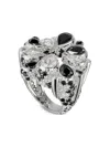 Anabela Chan 18kt White Gold Panettone Diamond Ring In Metallic
