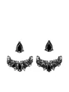 Anabela Chan 18kt White Gold Twinkle Ear-jacket Earrings In Black