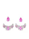 Anabela Chan 18kt White Gold Twinkle Ear Jackets Sapphire And Diamond Earrings In Multi