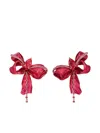 Anabela Chan 18kt Yellow Gold Vermeil Cupid's Bow Ruby And Sapphire Earrings In Red