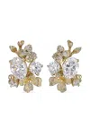 Anabela Chan 18kt Yellow Gold Golden Posy Diamond Stud Earrings In Gold