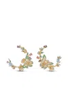 Anabela Chan 18kt Yellow Gold Orchard Garland Gemstones Earrings In Gold