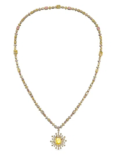 Anabela Chan 18kt Yellow Gold Spectra Multi-stone Necklace