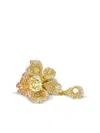 Anabela Chan 18kt Yellow Gold Vermeil Canary Peony Butterfly Gemstone Ring In Gold