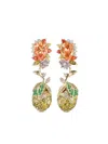 Anabela Chan 18kt Yellow Gold Vermeil Lemon Multi-stone Earrings In Gold