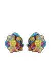Anabela Chan 18kt Yellow Gold Vermeil Rainbow Bloom Quartz Earrings In Yellow