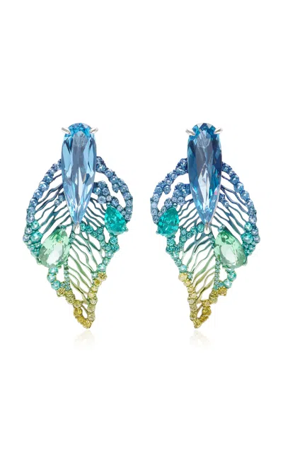 ANABELA CHAN AURORA TITAN SPINEL; TOURMALINE EARRINGS