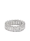 Anabela Chan Baguette Eternity Diamond Ring In Metallic