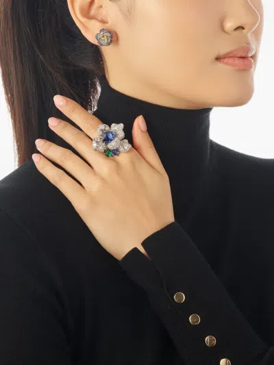 Anabela Chan Blossom Multi-stones Ring