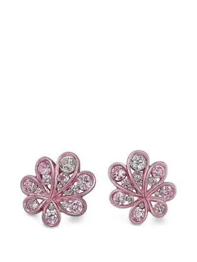 Anabela Chan Chanterelle Stud Earrings In Pink