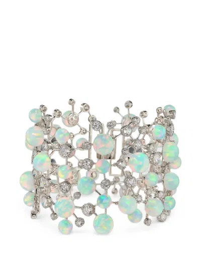 Anabela Chan Constellation Lab-grown Opal And Lab-grown Diamond Bracelet In Blue