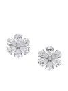 Anabela Chan Diamond Flower Earrings In Metallic