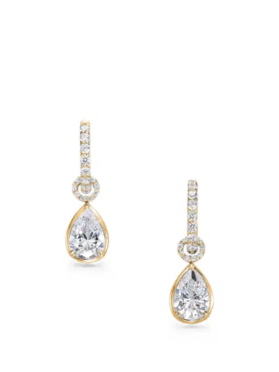Anabela Chan Diamond Pendant Hoop Earrings In Gold