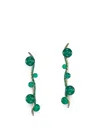 Anabela Chan 블레이즈 오브 그래스 에메랄드 이어링 In Green