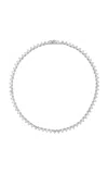 Anabela Chan Eternity Heart 18k White Gold Diamond Necklace