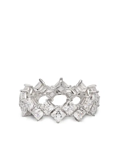 Anabela Chan Eternity Princess Diamond Ring In Metallic