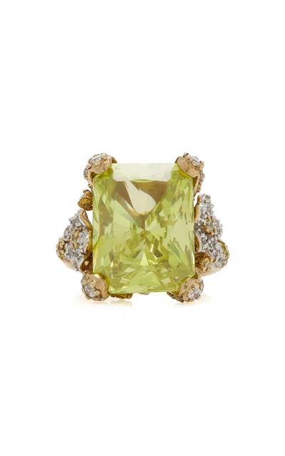 Anabela Chan Lemon Cinderella Ring In Yellow