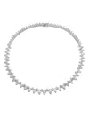 Anabela Chan Love And Tears Eternity Diamond Necklace In Silver