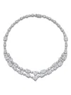 Anabela Chan Love Heart Diamond Choker Necklace In Metallic