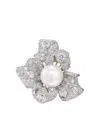 Anabela Chan Mini Blossom Ring In Metallic