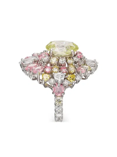 Anabela Chan Mirage Diamond Ring In Metallic