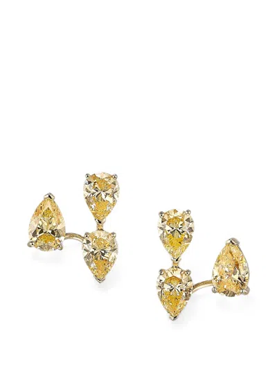 Anabela Chan Nova Diamond Earrings In Pink