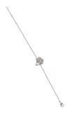Anabela Chan Petal 18k White Gold Diamond Bracelet In White
