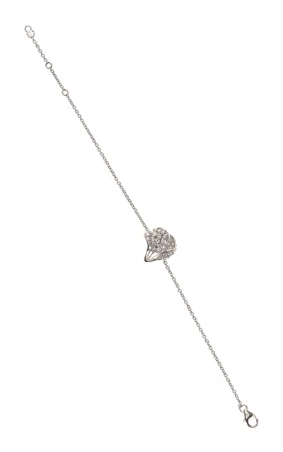 Anabela Chan Petal 18k White Gold Diamond Bracelet