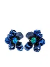 Anabela Chan Poppy Multi-stone Earrings In Blue