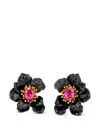 Anabela Chan 포피 멀티 스톤 이어링 In Black