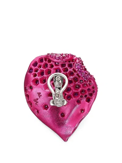 Anabela Chan Rosa Petal Sapphire And Topaz Earrings In Multi