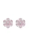 Anabela Chan Rose Marguerite Daisy 18k White Gold Diamond Earrings