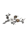 Anabela Chan Sakura Blossom Diamond Brooch In Metallic