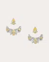Anabela Chan 18k White Gold Twinkle Diamond Earrings