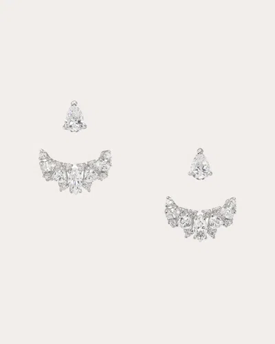 Anabela Chan Women's Diamond Snowflower Twinkle Ear Jackets