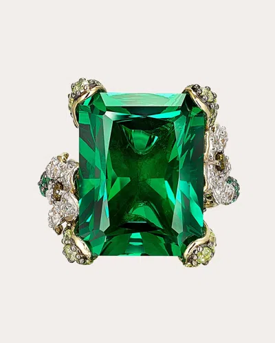 Anabela Chan Women's Emerald & Diamond Cinderella Ring