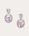 Anabela Chan Women's Rose Diamond Celestial Halo Drop Earrings