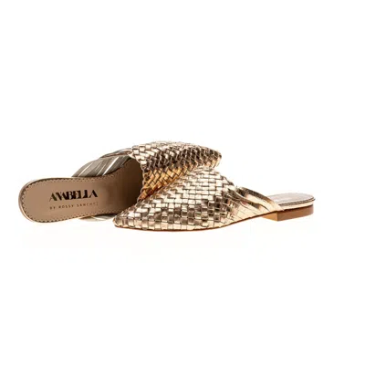 Anabella By Rossy Sanchez Women's Mustique Mules Gold