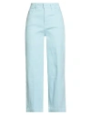Anaii Woman Jeans Sky Blue Size 29 Cotton, Elastane In Blue