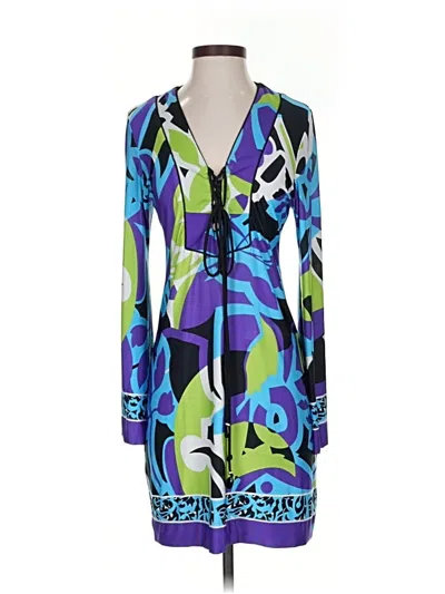 Pre-owned Analili Casual Dress In Blue